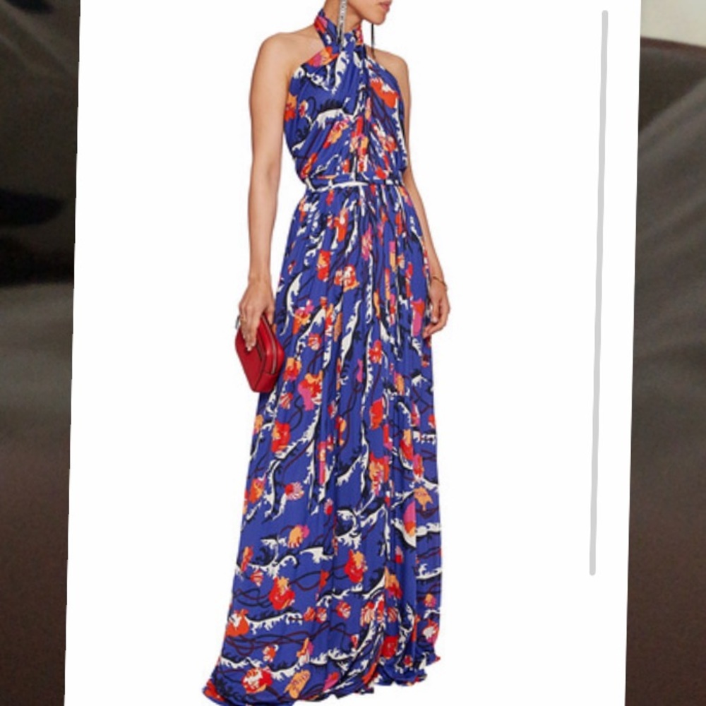Emilio Pucci Blue / Purple Print Gown